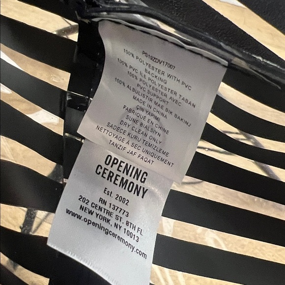 Opening Ceremony Striped PVC Tote - Picture 11 of 11